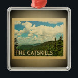 Catskills New York Ornament Vintage Travel<br><div class="desc">Een cool  Catskills ornament met prachtige bergen scène voor deze hoogstaat NY locale.</div>