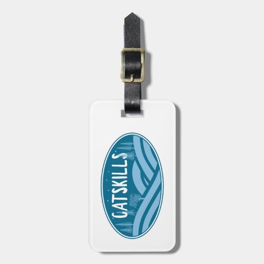 Catskills New York Outdoors Bagagelabel (Voorkant verticaal)