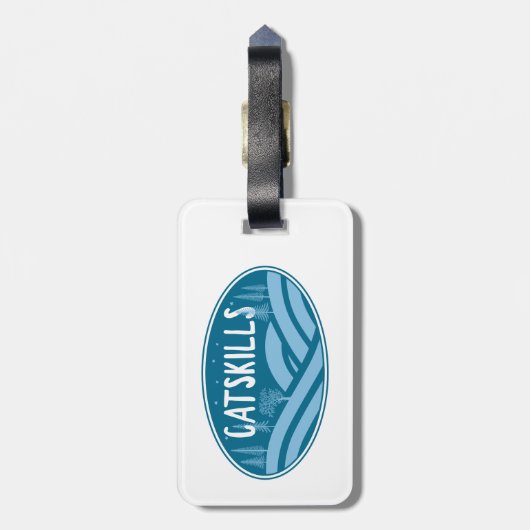 Catskills New York Outdoors Bagagelabel (Achterkant verticaal)