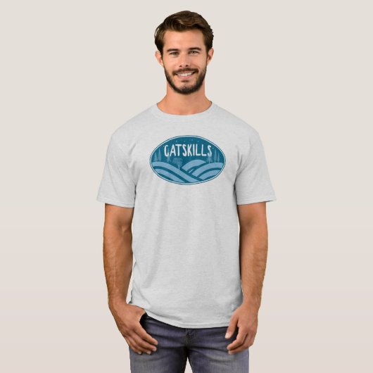 Catskills New York Outdoors T-shirt (Voorkant volledig)