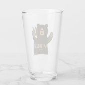 Catskills New York Peace Beer Glas (Achterkant)