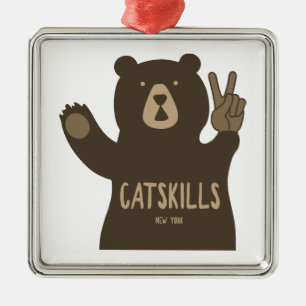 Catskills New York Peace Beer Metalen Ornament