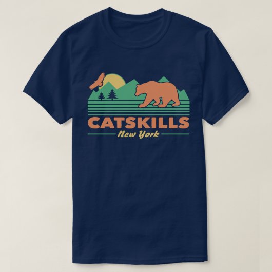 Catskills New York T-shirt (Design voorkant)