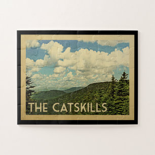 Catskills New York Vintage Travel Legpuzzel