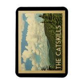 Catskills New York Vintage Travel Magneet (Verticaal)