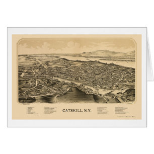 Catskills, NY Panoramic Map - 1889