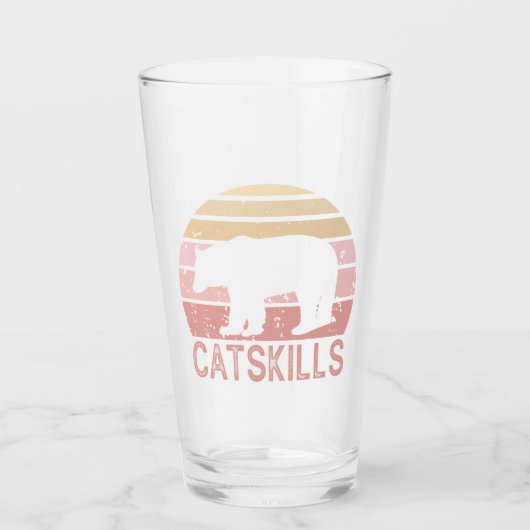 Catskills Retro Beer Glas (Voorkant)