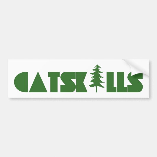 Catskills Tree Bumpersticker (Voorkant)