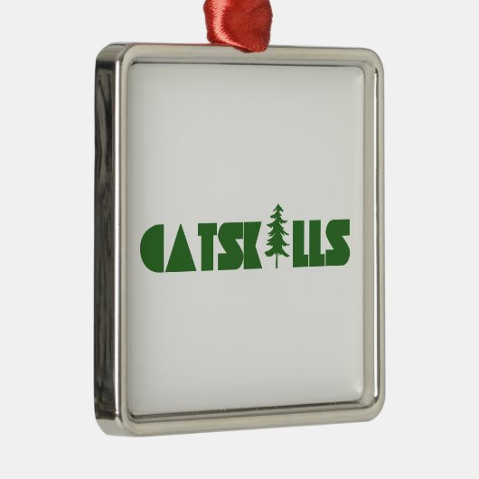 Catskills Tree Metalen Ornament (Rechts)