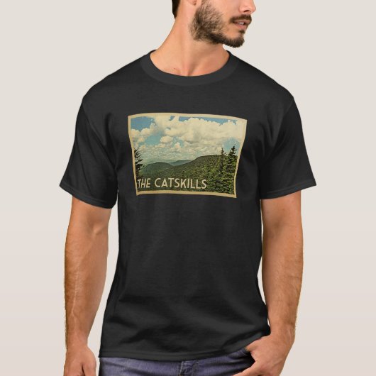 Catskills Vintage Travel T-shirt (Voorkant)