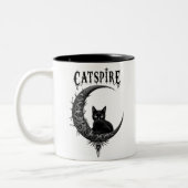 "CATSPIRE: Gotische Maan & kat mok Design (Links)