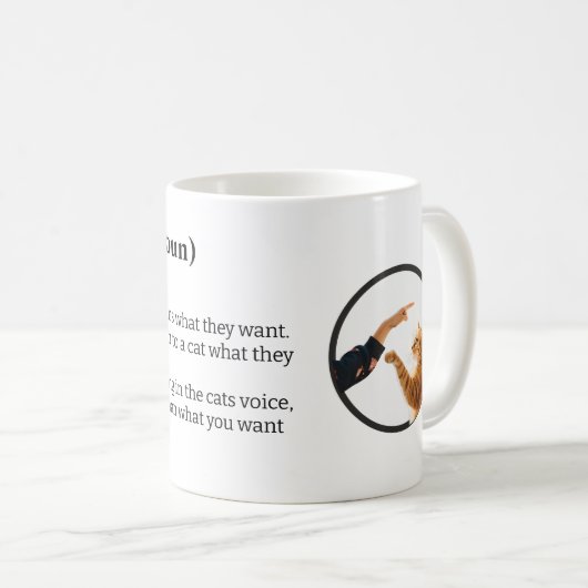 Catsplaining, kattenliefhebbers, eigenaren van hui koffiemok (Voorkant rechts)