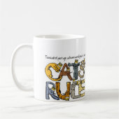 CatsRuleMug Koffiemok (Links)