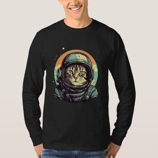 Catstronaut- Cat Sarcastic Novelty Funny Sarcastic T-shirt (Voorkant)