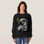 Catstronaut Kat Astronaut Ruimte Illustratie 1 Trui (Voorkant volledig)