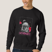 Catstronaut Space Cat  Astronaut Scientist Trui (Voorkant)