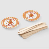 Catsup Me If You Can Funny Hot Dog beroemd gemaakt Handwaaier (Niet-gemonteerd)