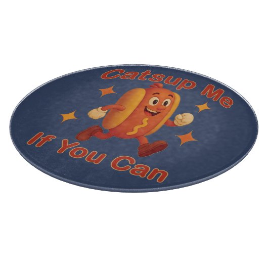 Catsup Me If You Can Funny Hot Dog beroemd gemaakt Snijplank (Hoek)