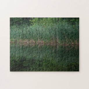 Cattail Reflections in Pond Orton Effect Legpuzzel