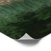 Cattail Reflections in Pond Orton Effect Poster (Hoek)