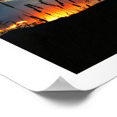 CatTail Sunrise Poster (Hoek)