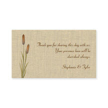 Cattails bij de Lake Seating Kaarten