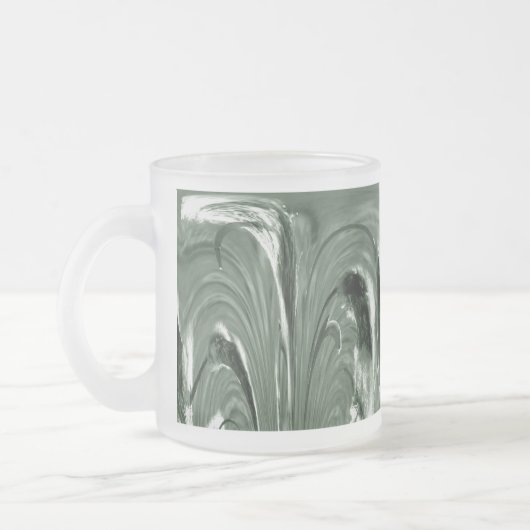 Cattails Glass Mok - Abstract (Links)