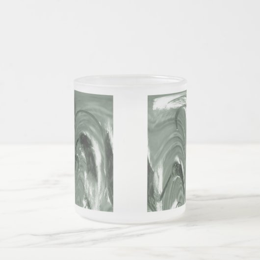 Cattails Glass Mok - Abstract (Center)