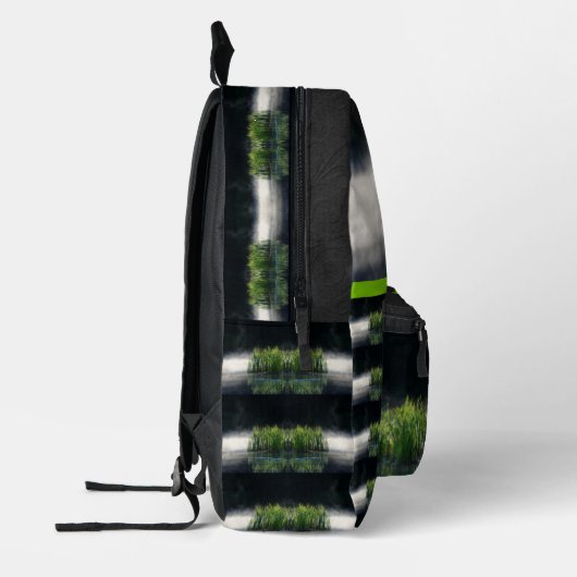 Cattails in de mist gepersonaliseerd bedrukte rugzak (Links)