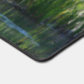 Cattails in de mist op een pasvorm bureaumat (Hoek)