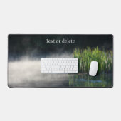 Cattails in de mist op een pasvorm bureaumat (Keyboard & Muis)