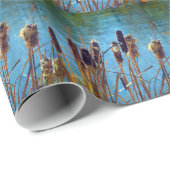 Cattails op de Pond Cadeaupapier (Rol Hoek)