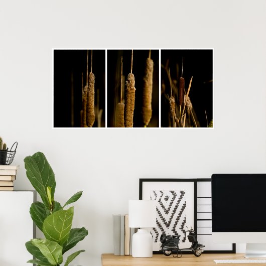 Cattails Poster (Thuiskantoor)