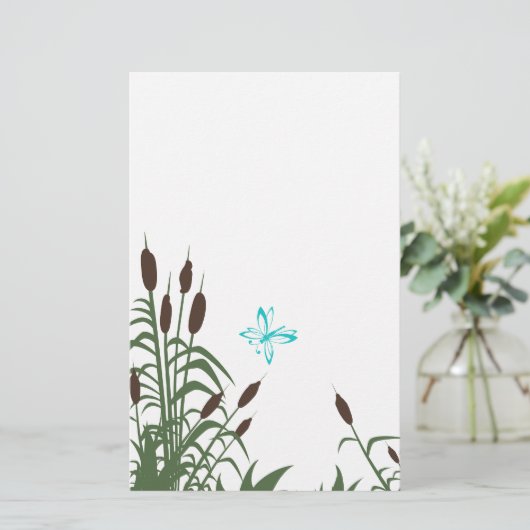 Cattails Stationery Briefpapier (Staand voorkant)