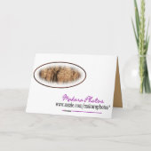 Cattails-sympathie-pas aan kaart (Achterkant)