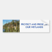 Cattails WETLANDS Bumpersticker (Voorkant)