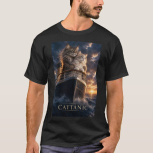 Cattanic Romantische Kat Film Parodie T-shirt