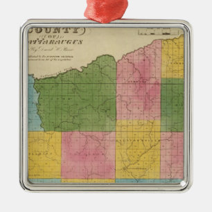 Cattaraugus County Metalen Ornament