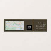 Cattery, Pet Boarding Service (gedetailleerd) Visitekaartje (Binnenkant ongevouwen)