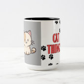 catthings tweekleurige koffiemok (Center)