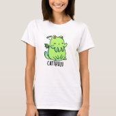 Catthulu Funny Cthulhu Cat Pun T-shirt (Voorkant)