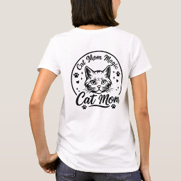 Cattiemama Magie Grappig Kat Liefhebber Grafisch T T-shirt