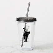 Cattitude  acryl drinkbeker (Achterkant)