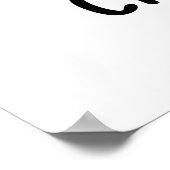 Cattitude Funny Cat Pun Poster (Hoek)