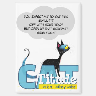 CatTitude Gourmet Grub Chaos Posse Magneet