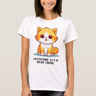 Cattitude: Het is een echt iets T-shirt