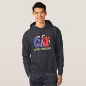Cattitude in Elke Kleur Ontwerp Hoodie (Voorkant volledig)