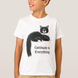 Cattitude is Alles Kinder T-shirt