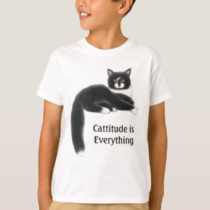 Cattitude is Alles Kinder T-shirt