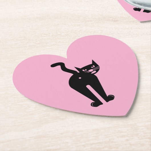 Cattitude  kartonnen onderzetters (Gekanteld)